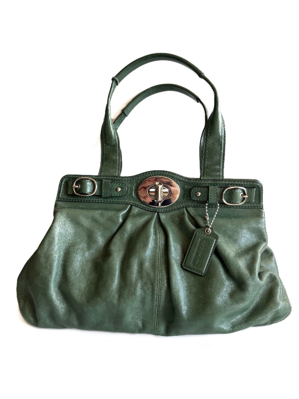 Coach Garnet Turnlock Purse